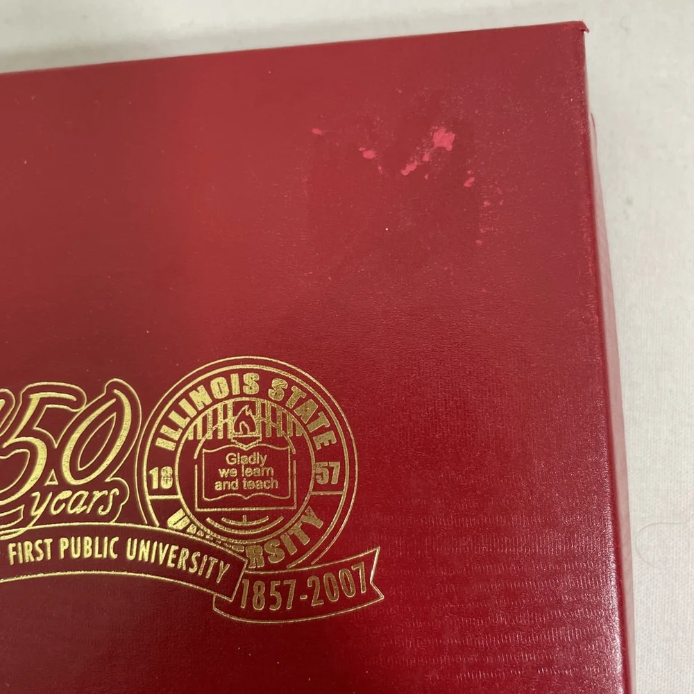 NIB Illinois State 150th Commerative Ornament Sesquiscentennial Fred Mills RARE